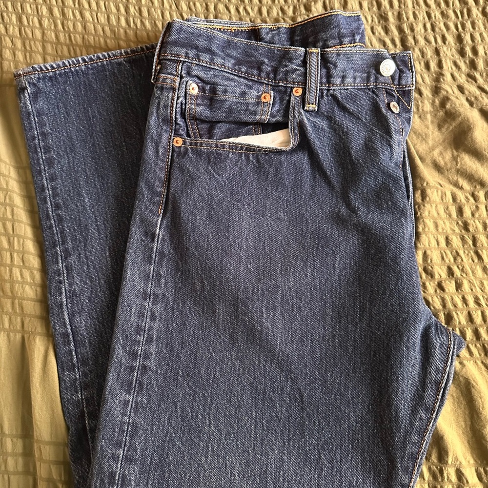 Levi's Blue Denim 501 Jeans